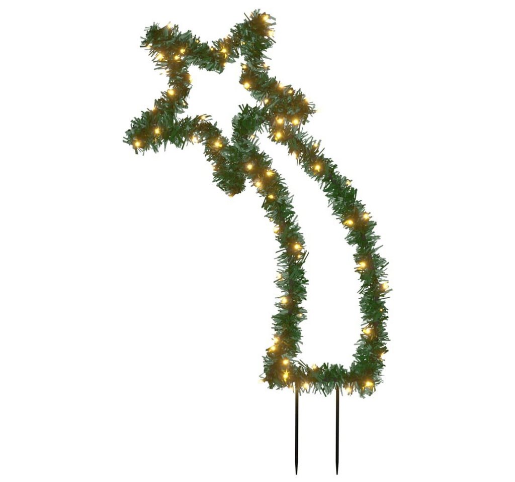 vidaXL Dekolicht Sternschnuppe mit Erdspießen und 80 LEDs 62 cm Außenbereich vidaXL Dekolicht Sternschnuppe mit Erdspießen und 80 LEDs 62 cm Außenbereich von vidaXL