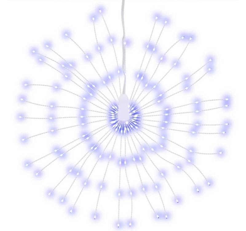 vidaXL Dekolicht Weihnachtsbeleuchtung Feuerwerk 140 LEDs Blau 17 cm Außenbereich vidaXL Dekolicht Weihnachtsbeleuchtung Feuerwerk 140 LEDs Blau 17 cm Außenbereich von vidaXL