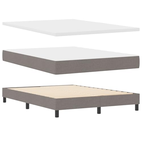 vidaXL Doppel-Taschenfederkernmatratze Taupe 140X200X20 cm Stoff Schaum Reißverschlussbezug Langlebig Bequem Ideal für Schlafzimmer Zwilling Schlafmöbel Schoner Topper vidaXL Doppel-Taschenfederkernmatratze Taupe 140X200X20 cm Stoff Schaum Reißverschlussbezug Langlebig Bequem Ideal für Schlafzimmer Zwilling Schlafmöbel Schoner Topper von vidaXL