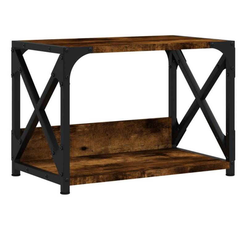 vidaXL Druckertisch Druckerständer 2 Ablagen Räuchereiche 44x26x31,5 cm von vidaXL