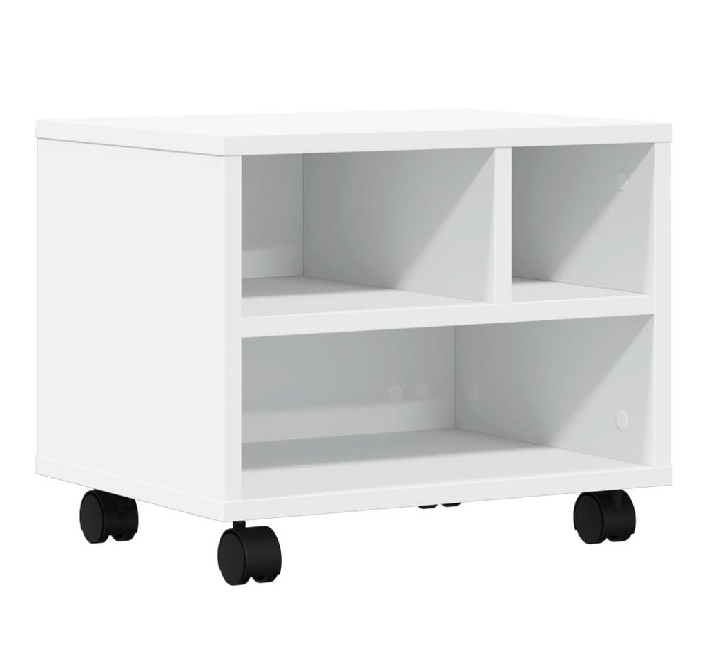 vidaXL Druckertisch Druckerständer mit Rollen Weiß 41x32x34,5 cm vidaXL Druckertisch Druckerständer mit Rollen Weiß 41x32x34,5 cm von vidaXL