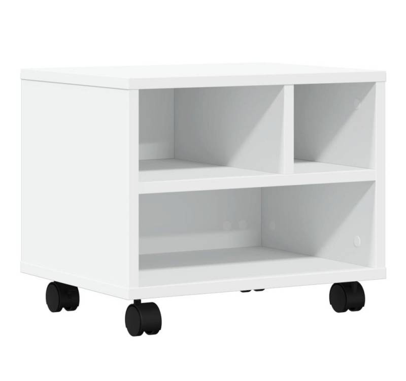 vidaXL Druckertisch Druckerständer mit Rollen Weiß 41x32x34,5 cm vidaXL Druckertisch Druckerständer mit Rollen Weiß 41x32x34,5 cm von vidaXL