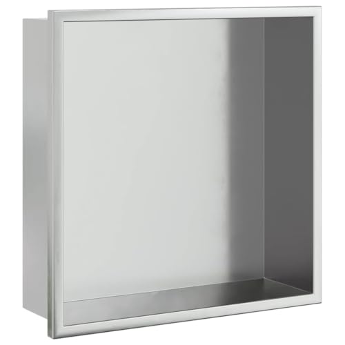 vidaXL Duschnische Gebürstet Silbern 32x32x9 cm Edelstahl, Wandnische, Wandnische Dusche, Badnische, Wandnischen, Einbaunische Dusche, Badnischen vidaXL Duschnische Gebürstet Silbern 32x32x9 cm Edelstahl, Wandnische, Wandnische Dusche, Badnische, Wandnischen, Einbaunische Dusche, Badnischen von vidaXL