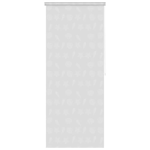 vidaXL Duschrollo 100x240cm Seesternmuster Duschvorhang Badewannenvorhang von vidaXL