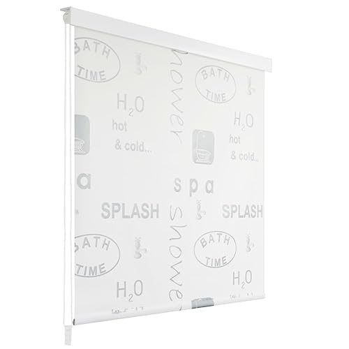 vidaXL Duschrollo 140x240cm Splash-Design Duschvorhang Rollo Badewannenvorhang von vidaXL