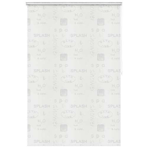 vidaXL Duschrollo 140x240cm Splash-Design Duschvorhang Rollo Badewannenvorhang vidaXL Duschrollo 140x240cm Splash-Design Duschvorhang Rollo Badewannenvorhang von vidaXL