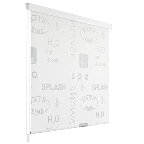 vidaXL Duschrollo 160x240cm Splash-Design Duschvorhang Rollo Badewannenvorhang von vidaXL