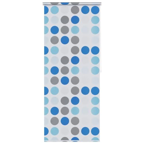 vidaXL Duschrollo 80x240cm Kreismuster Duschvorhang Badewannenvorhang Rollo von vidaXL