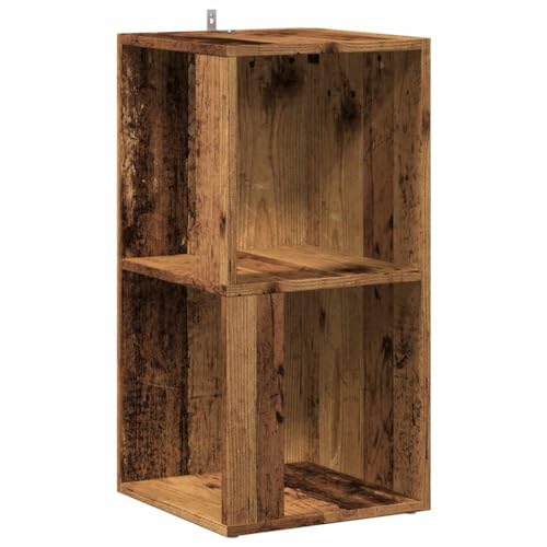 vidaXL Eckregal Altholz-Optik 33x33x67 cm Holzwerkstoff, Eckschrank, Regal, Standregal, Bücherregal, Lagerregal, Bücherschrank, Wohnzimmerregal vidaXL Eckregal Altholz-Optik 33x33x67 cm Holzwerkstoff, Eckschrank, Regal, Standregal, Bücherregal, Lagerregal, Bücherschrank, Wohnzimmerregal von vidaXL