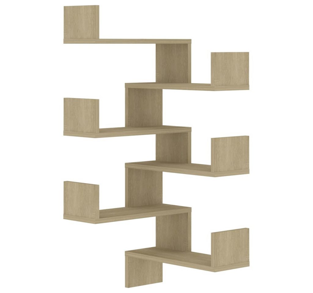 vidaXL Eckregal Wand-Eckregale 2 Stk Sonoma Eiche 40x40x50 cm Spanplatte vidaXL Eckregal Wand-Eckregale 2 Stk Sonoma Eiche 40x40x50 cm Spanplatte von vidaXL
