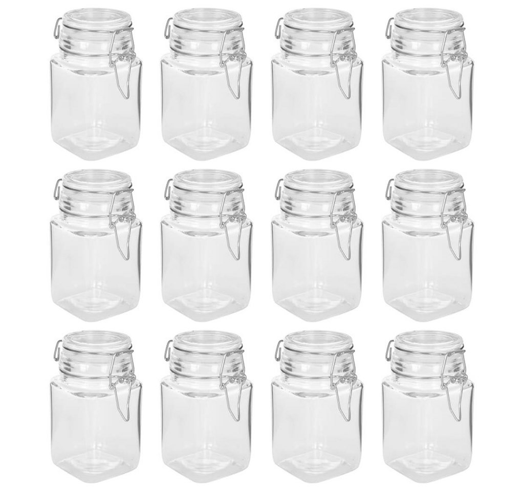 vidaXL Einmachglas Einmachgläser mit Bügelverschluss 12 Stk. 260 ml, Glas, (12-tlg) von vidaXL