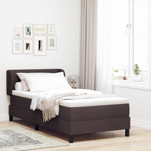 vidaXL Einzel-Pocket-Federkernbettmatratze 90x190 cm mit Reißverschlussbezug langlebiger Schaumstoff bequem für erholsamen Schlaf idealer Schutz für Schlafzimmermöbel Dunkelbraun Accessoire Topper vidaXL Einzel-Pocket-Federkernbettmatratze 90x190 cm mit Reißverschlussbezug langlebiger Schaumstoff bequem für erholsamen Schlaf idealer Schutz für Schlafzimmermöbel Dunkelbraun Accessoire Topper von vidaXL