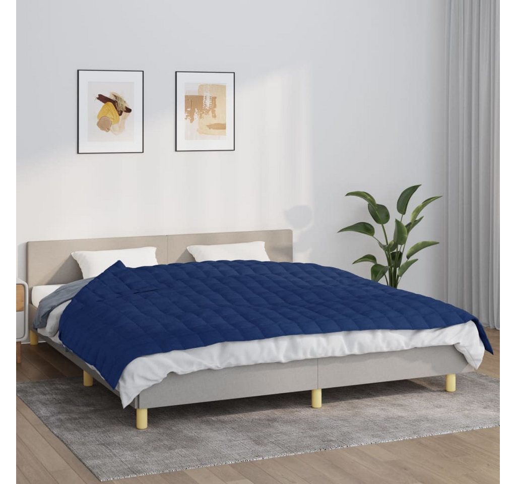 vidaXL Einziehdecke Gewichtsdecke Blau 155x220 cm 11 kg Stoff Therapie Bettdecke Einschlaf vidaXL Einziehdecke Gewichtsdecke Blau 155x220 cm 11 kg Stoff Therapie Bettdecke Einschlaf von vidaXL