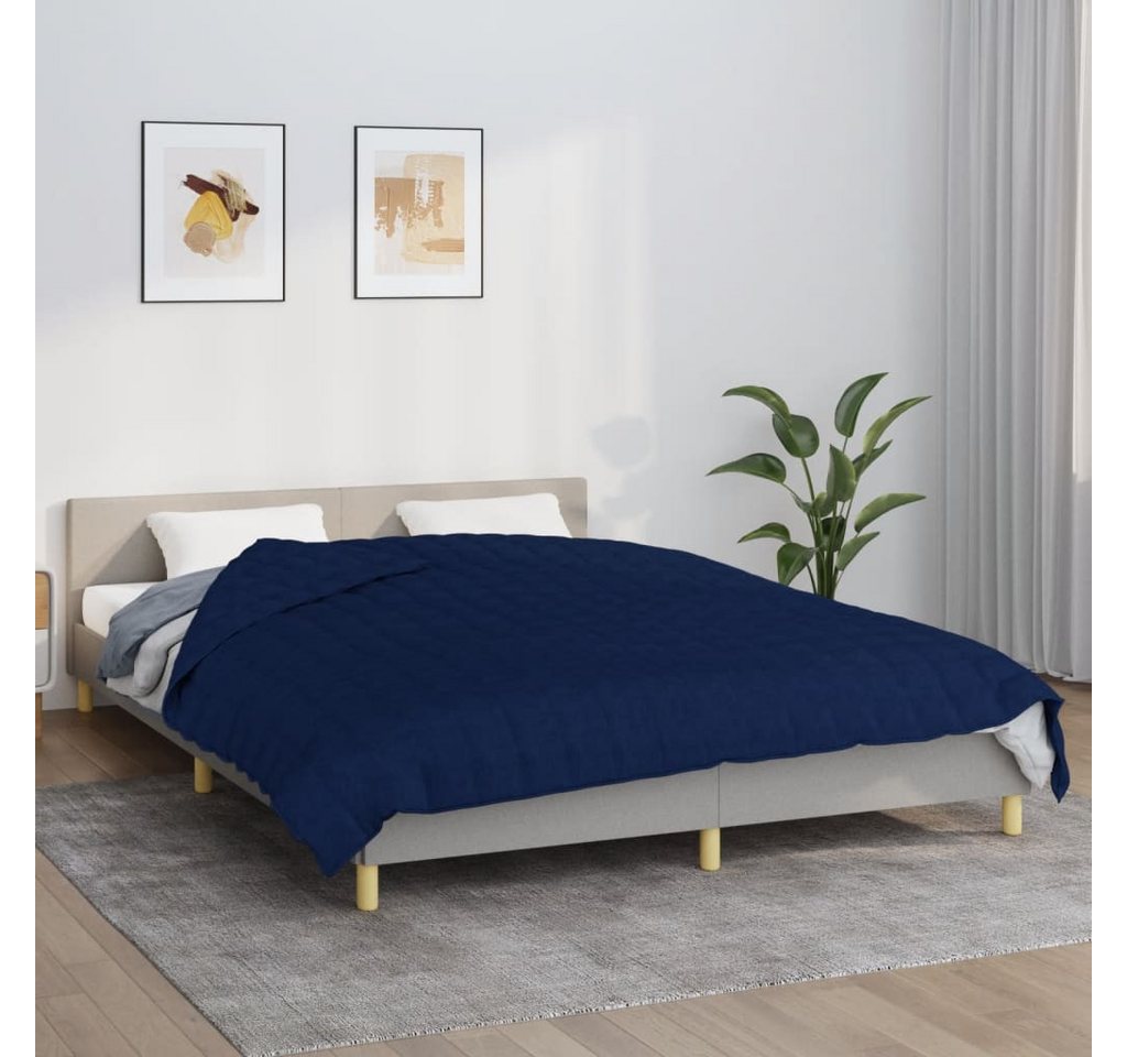 vidaXL Einziehdecke Gewichtsdecke Blau 200x225 cm 13 kg Stoff Therapie Bettdecke Einschlaf vidaXL Einziehdecke Gewichtsdecke Blau 200x225 cm 13 kg Stoff Therapie Bettdecke Einschlaf von vidaXL