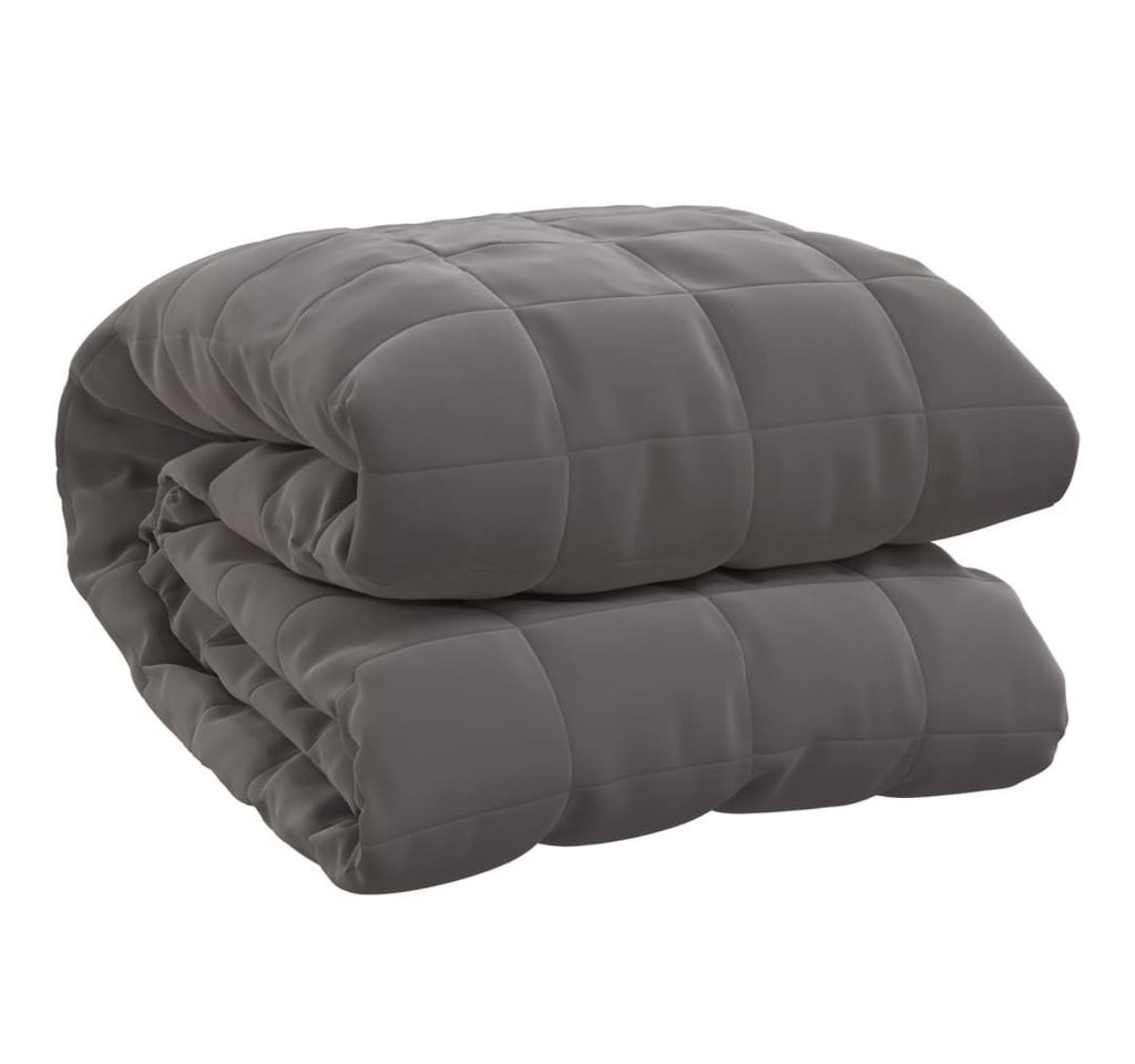 vidaXL Einziehdecke Gewichtsdecke Grau 155x220 cm 11 kg Stoff Bettdecke vidaXL Einziehdecke Gewichtsdecke Grau 155x220 cm 11 kg Stoff Bettdecke von vidaXL