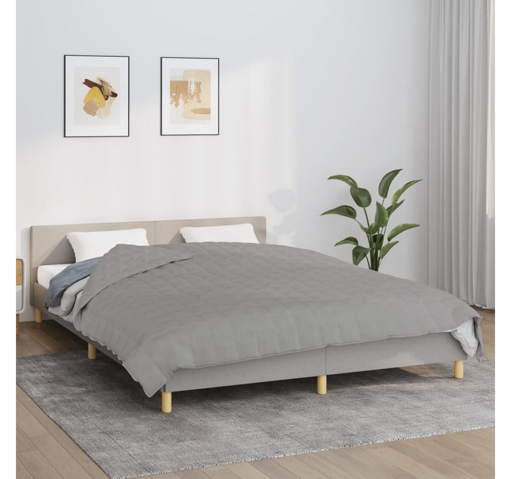 vidaXL Einziehdecke Gewichtsdecke Grau 200x200 cm 13 kg Stoff Therapie Bettdecke Einschlaf vidaXL Einziehdecke Gewichtsdecke Grau 200x200 cm 13 kg Stoff Therapie Bettdecke Einschlaf von vidaXL