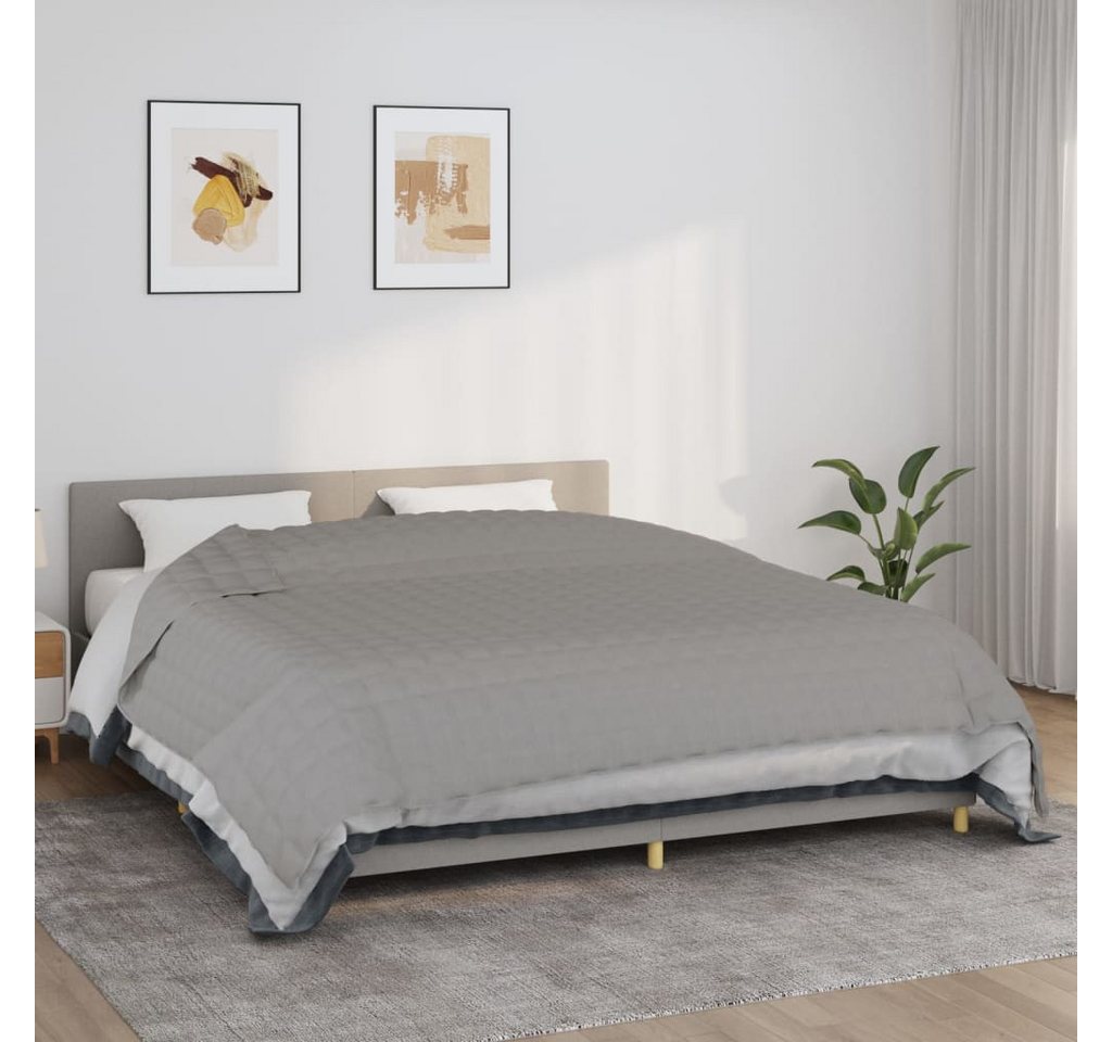 vidaXL Einziehdecke Gewichtsdecke Grau 235x290 cm 15 kg Stoff Therapie Bettdecke Einschlaf vidaXL Einziehdecke Gewichtsdecke Grau 235x290 cm 15 kg Stoff Therapie Bettdecke Einschlaf von vidaXL