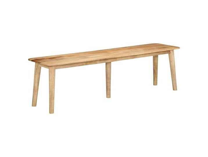 vidaXL Essbank Sitzbank 160x40x45 cm Massivholz, braun von vidaXL