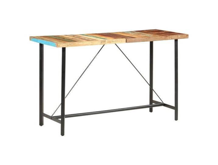 vidaXL Esstisch Bartisch 180 x 70 x 107 cm Recyceltes Massivholz (1-St), braun von vidaXL
