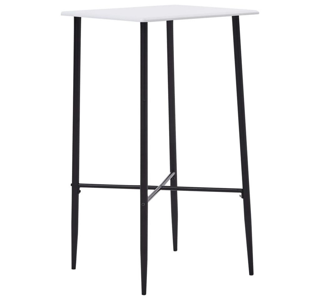 vidaXL Esstisch Bartisch Weiß 60 x 60 x 111 cm MDF (1-St) von vidaXL