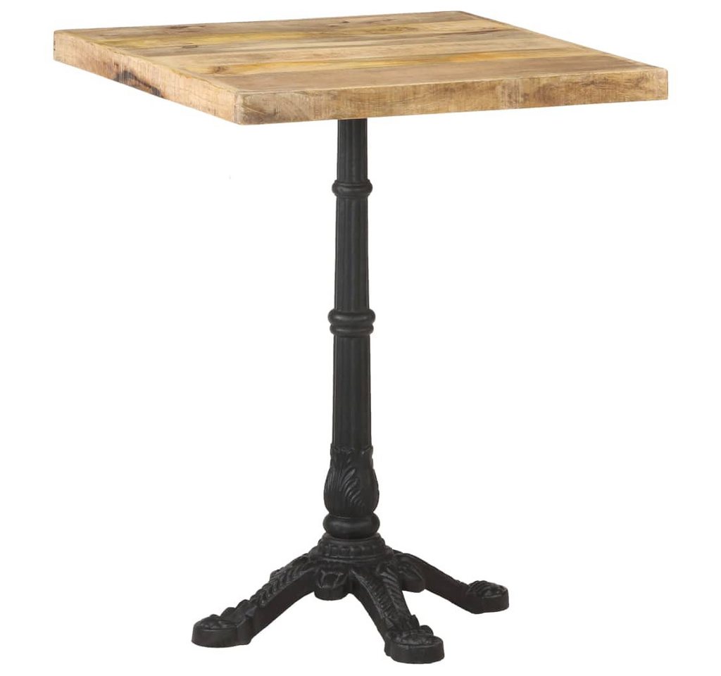 vidaXL Esstisch Bistrotisch 60x60x77 cm Raues Mangoholz von vidaXL