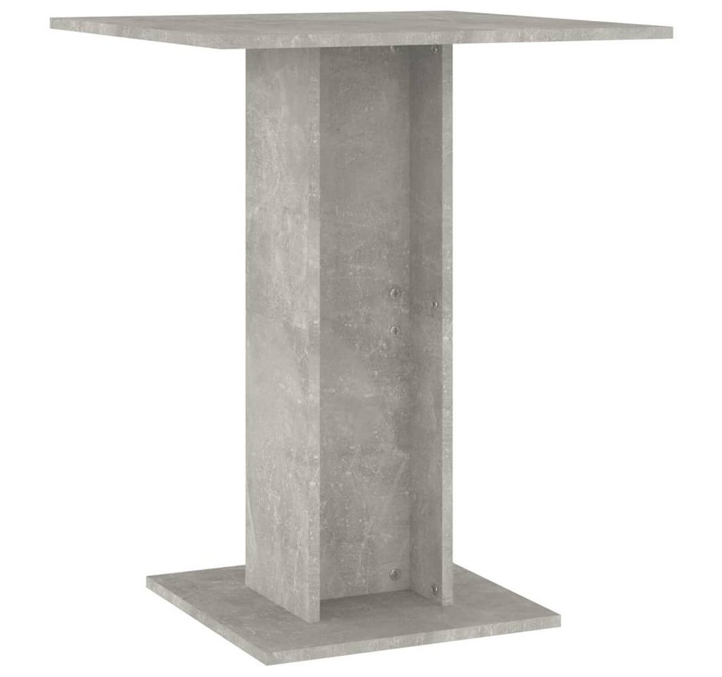 vidaXL Esstisch Bistrotisch Betongrau 60x60x75 cm Holzwerkstoff (1-St) von vidaXL