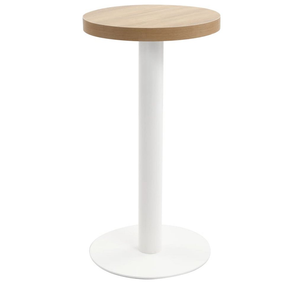 vidaXL Esstisch Bistrotisch Hellbraun 60 cm MDF (1-St) von vidaXL