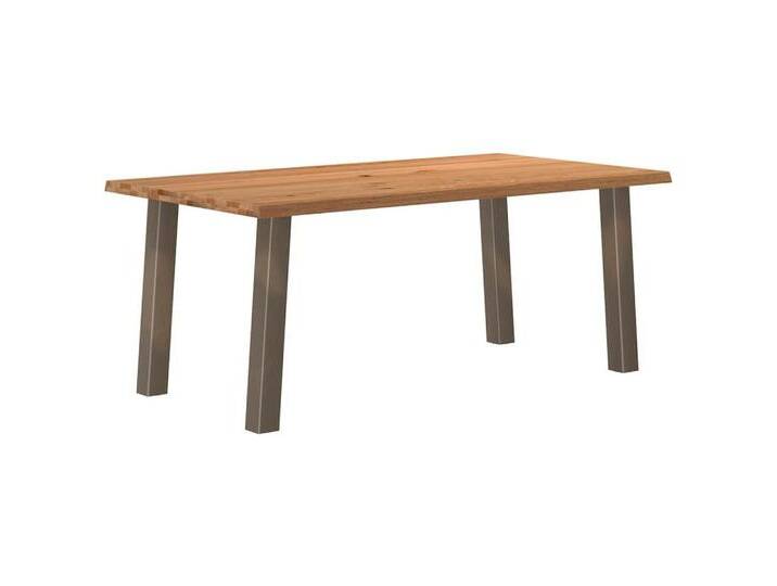 vidaXL Esstisch Esstisch Hellbraun 180x100x74 cm Massivholz Eiche Rechteckig, braun vidaXL Esstisch Esstisch Hellbraun 180x100x74 cm Massivholz Eiche Rechteckig, braun von vidaXL