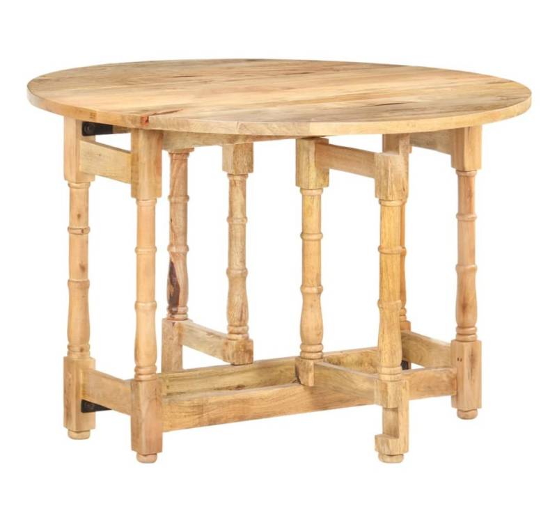vidaXL Esstisch Esstisch Rund 110x76 cm Massivholz (1-St) von vidaXL