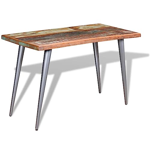 vidaXL Esstisch Esszimmertisch Holztisch Recyceltes Massivholz 120 x 60 x 76 cm von vidaXL