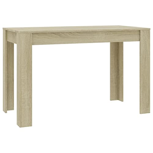 vidaXL Esstisch Minimalistischer Stil Esszimmertisch Küchentisch Tisch Speisetisch Esszimmer Küche Sonoma-Eiche 120x60x76cm Holzwerkstoff von vidaXL