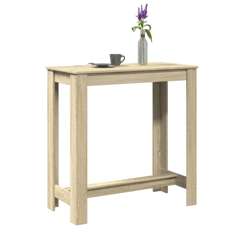 vidaXL Esstisch Stehtisch Bartisch Sonoma Eiche 102x50x103,5 cm Spanplatte Rechteckig von vidaXL