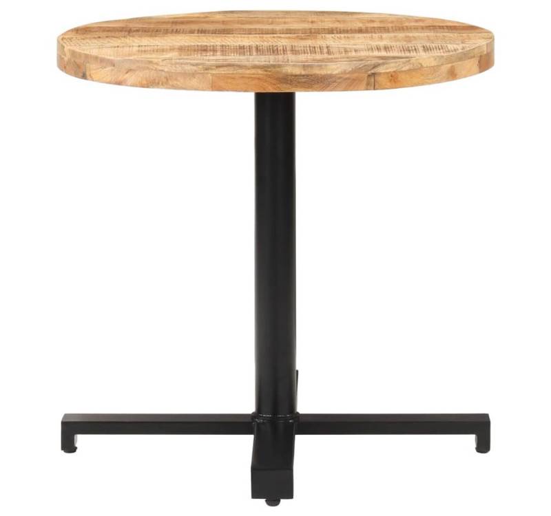 vidaXL Esstisch, Bistrotisch Rund Ø80x75 cm Raues Mangoholz von vidaXL