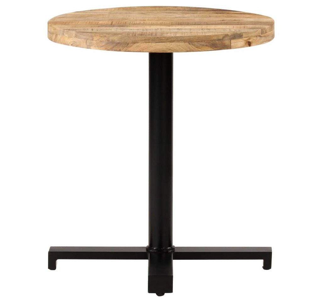 vidaXL Esstisch, Bistrotisch Rund Ø70x75 cm Raues Mangoholz von vidaXL