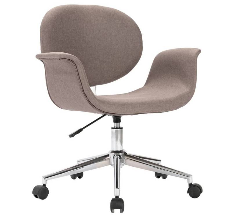 vidaXL Esszimmerstuhl Esszimmerstuhl Drehbar Taupe Stoff (1 St) von vidaXL