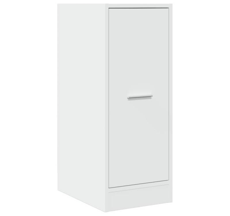 vidaXL Fächerschrank Apothekerschrank Weiß 30x41x77,5 cm Holzwerkstoff (1-St) von vidaXL