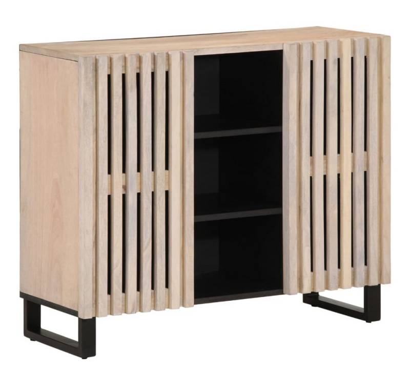 vidaXL Fächerschrank Sideboard 90x34x75 cm Massivholz (1-St) von vidaXL