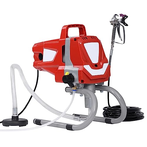 vidaXL Farbsprühsystem Hochdruck Airless Farbsprühgerät Farbspritzgerät Spritzgerät Lackiergerät Sprühgerät Spritzpistole 1010W 1,5L/min von vidaXL