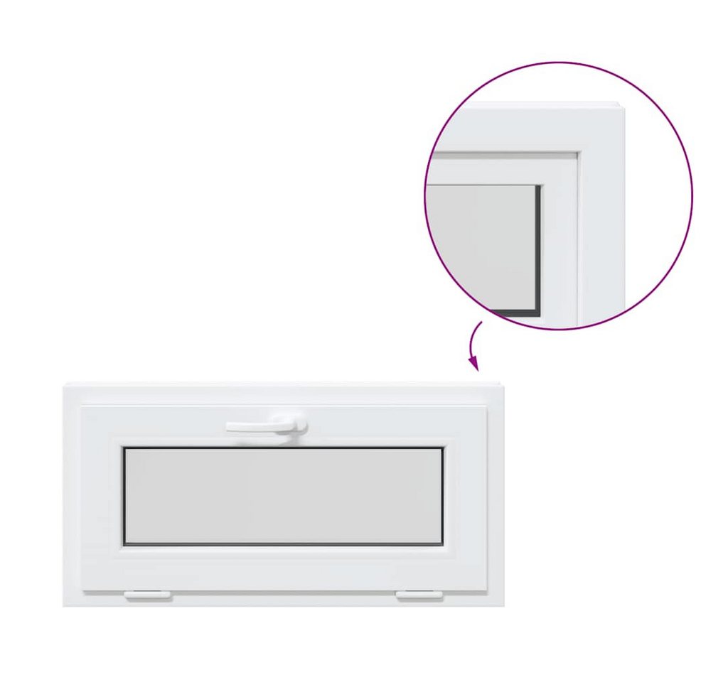 vidaXL Fenster Kellerfenster RISOR Kipp Kunststoff Weiß PVC und Glas vidaXL Fenster Kellerfenster RISOR Kipp Kunststoff Weiß PVC und Glas von vidaXL