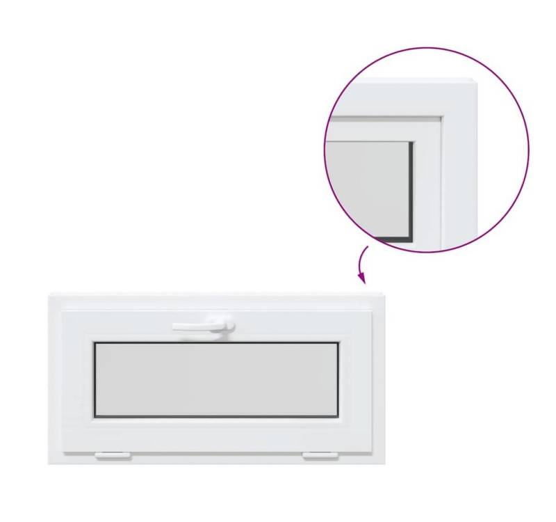 vidaXL Fenster Kellerfenster RISOR Kipp Kunststoff Weiß PVC und Glas vidaXL Fenster Kellerfenster RISOR Kipp Kunststoff Weiß PVC und Glas von vidaXL