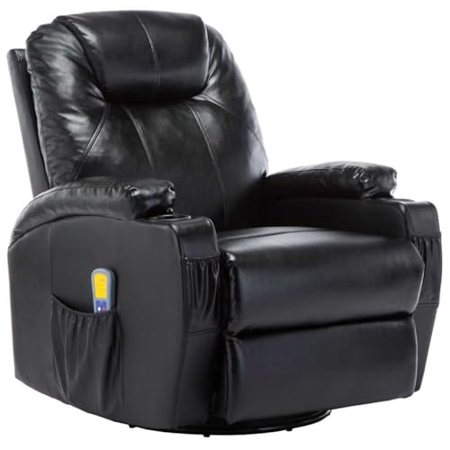 vidaXL Fernsehsessel Schwarz Massagesessel Relaxsessel Schaukelsessel Sessel vidaXL Fernsehsessel Schwarz Massagesessel Relaxsessel Schaukelsessel Sessel von vidaXL