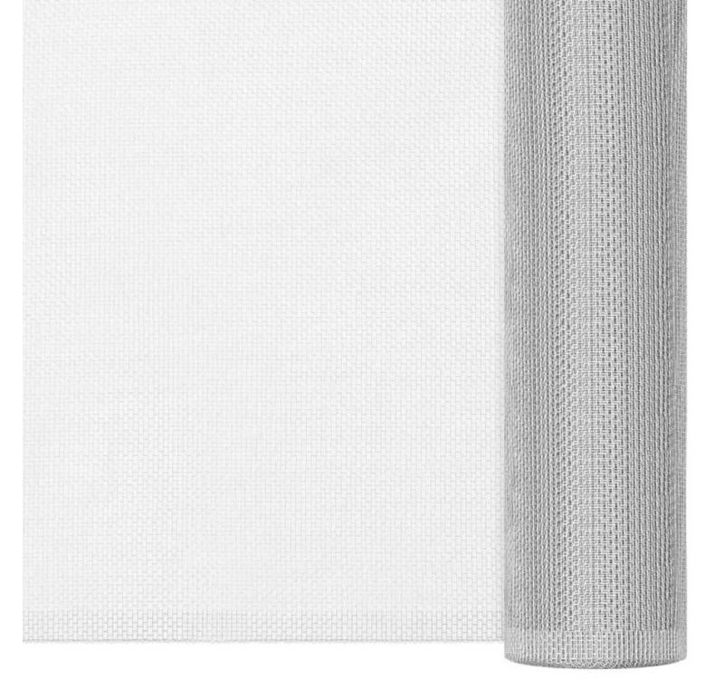 vidaXL Fliegengitter-Gewebe, Insektenschutz Aluminium 60x500 cm Silbern von vidaXL