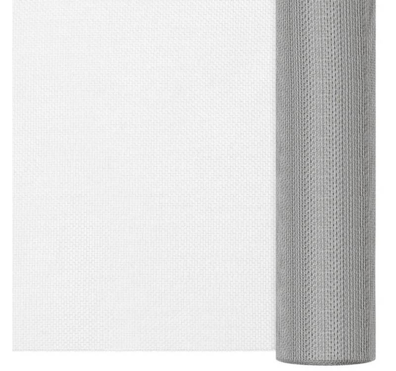 vidaXL Fliegengitter-Gewebe, Insektenschutz Edelstahl 80x500 cm Silbern von vidaXL