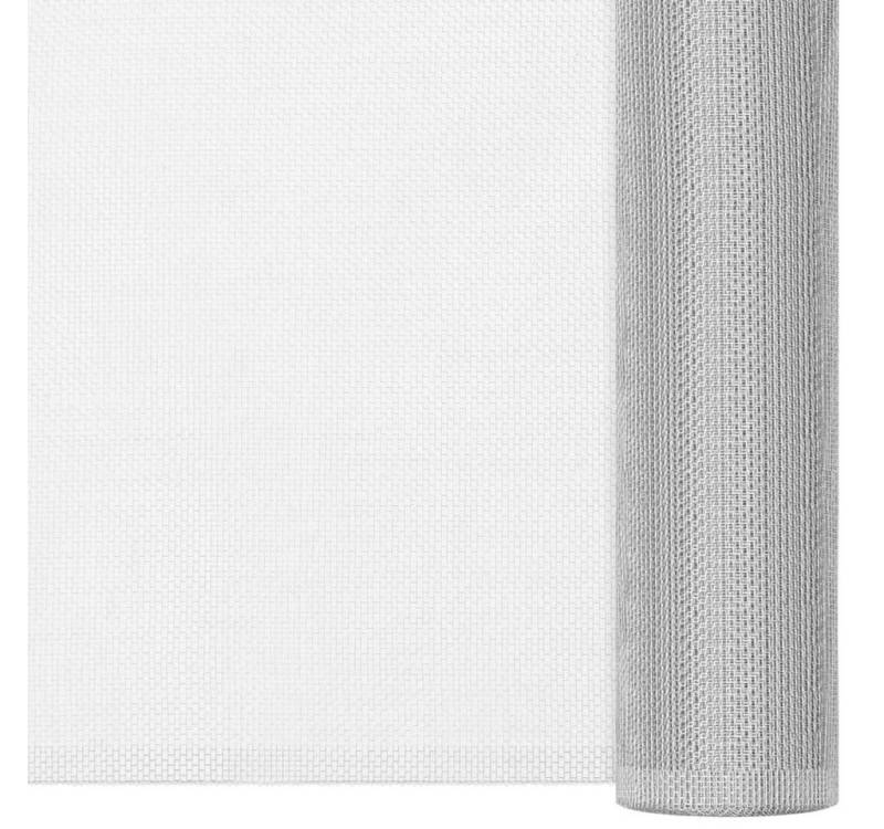 vidaXL Fliegengitter-Gewebe, Insektenschutz Aluminium 60x2000 cm Silbern von vidaXL
