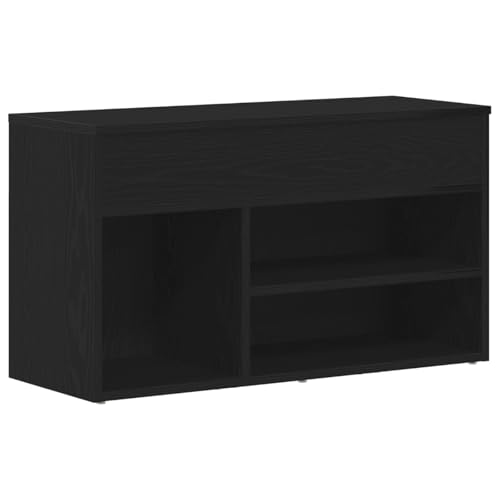 vidaXL Flurbank Schwarz Eiche 60x30x45 cm Holzwerkstoff vidaXL Flurbank Schwarz Eiche 60x30x45 cm Holzwerkstoff von vidaXL