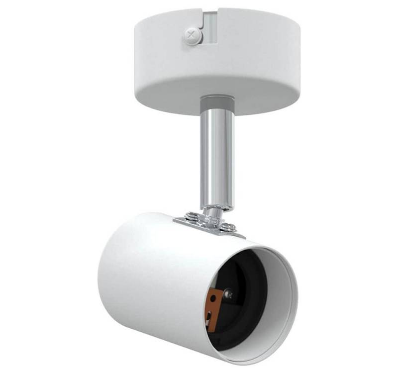 vidaXL Flutlichtstrahler Deckenstrahler Weiß 6.5 x 6 x 11.5 cm Stahl von vidaXL