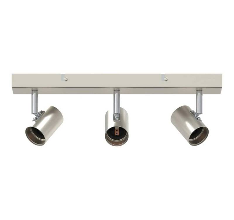 vidaXL Flutlichtstrahler Deckenstrahler Edelstahl gebürstet 38 x 6.5 x 11.5 cm Stahl von vidaXL