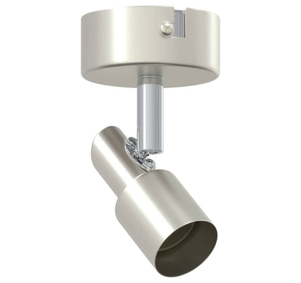 vidaXL Flutlichtstrahler Deckenstrahler Gebürstetes Nickel 8 x 8 x 10.5 cm Stahl von vidaXL