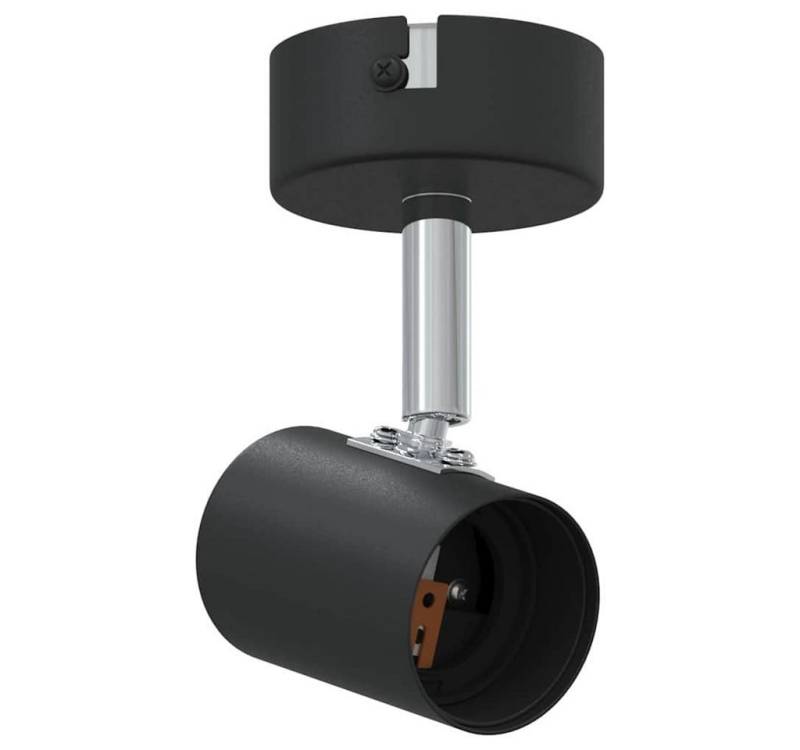 vidaXL Flutlichtstrahler Deckenstrahler Schwarz 6.5 x 6 x 11.5 cm Stahl von vidaXL