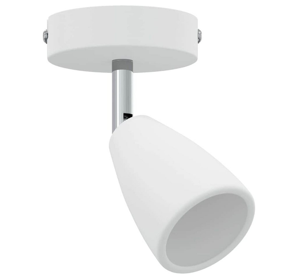 vidaXL Flutlichtstrahler Deckenstrahler Weiß 8 x 8 x 14.5 cm Stahl von vidaXL